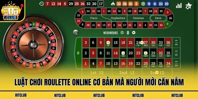Luật chơi Roulette online cơ bản mà người mới cần nắm