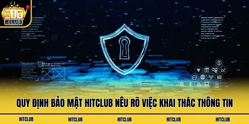 Quy định bảo mật Hitclub nêu rõ việc khai thác thông tin